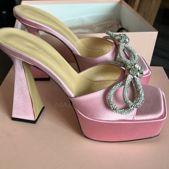 Mach & Mach pink heels - Picture 5 of 6